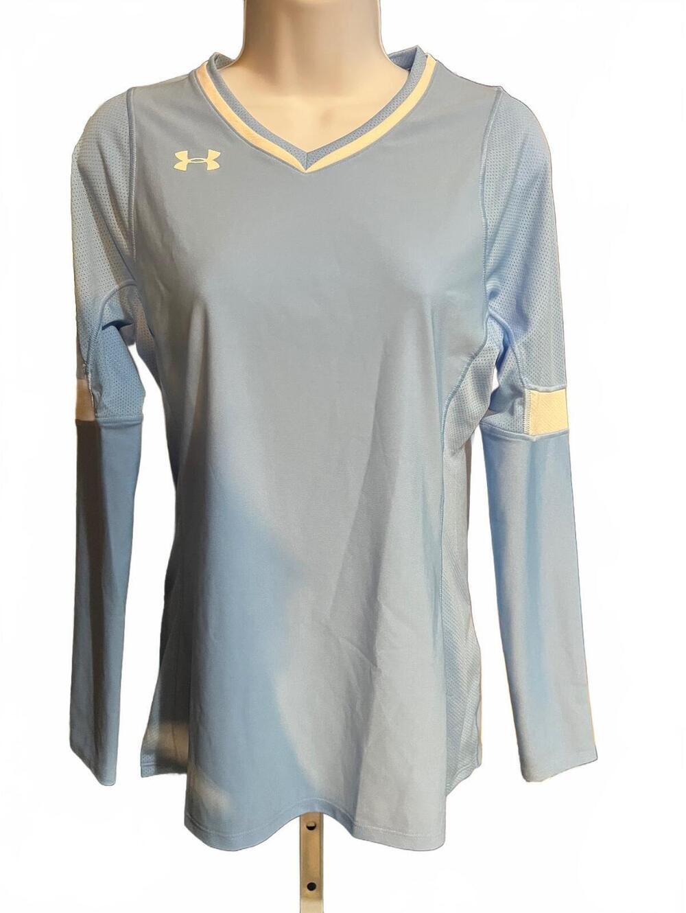Under Armour Women's Powerhouse Long Sleeve Jersey Top Size Small